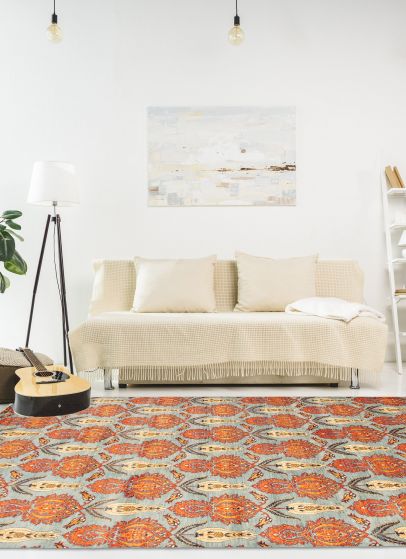 Tapis lahore 12'3" x 15'3" en laine