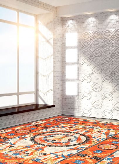Tapis lahore 9'0" x 11'7" en laine