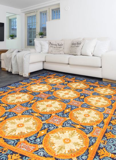 Tapis lahore 7'11" x 10'4" en laine