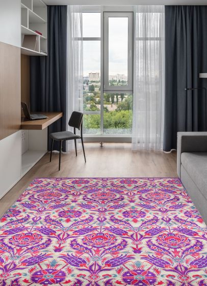 Pakistani Lahore Finest Collection 6'0" x 8'7" Hand-knotted Wool Rug 