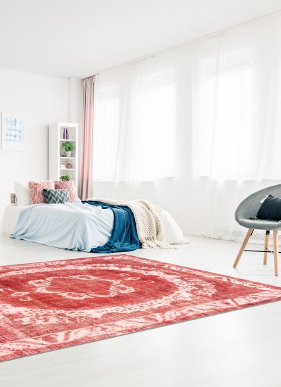 Tapis surteint coloré 9'7" x 12'7" en laine