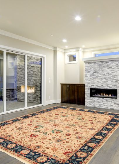 Indian Heritage 8'1" x 10'2" Hand-knotted Wool Rug 