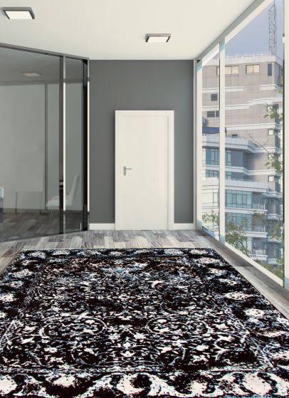 Indian Heritage 8'0" x 9'11" Hand-knotted Silk, Wool Rug 