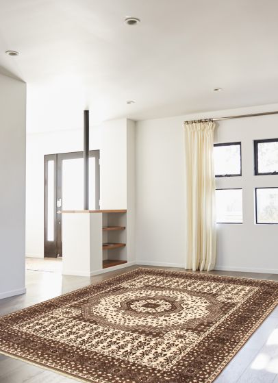 Indian Heritage 8'1" x 10'2" Hand-knotted Wool Rug 