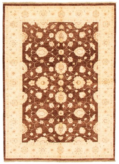 Afghan Chobi Finest 5'7" x 7'9" Hand-knotted Wool Rug 