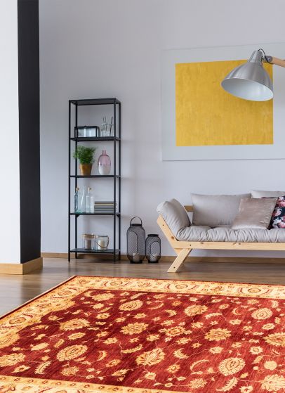 Afghan Chobi Finest 5'6" x 7'10" Hand-knotted Wool Rug 