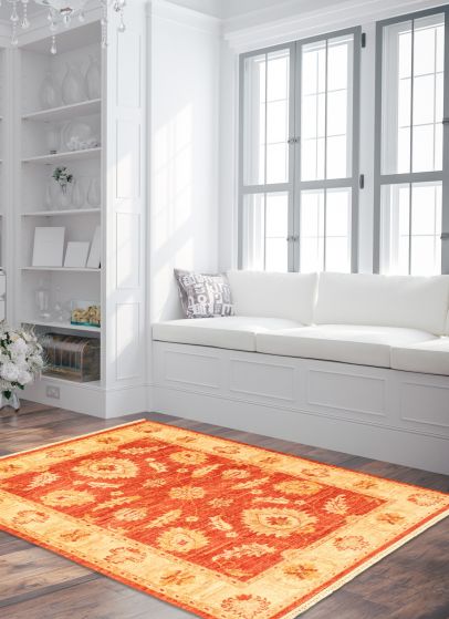 Afghan Chobi Finest 2'9" x 4'1" Hand-knotted Wool Rug 