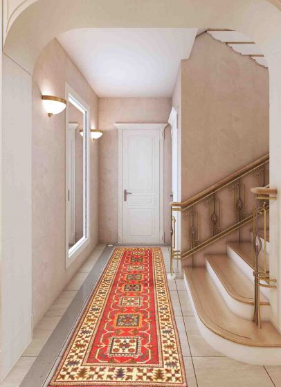 Afghan Finest Kargahi 2'9" x 9'11" Hand-knotted Wool Rug 