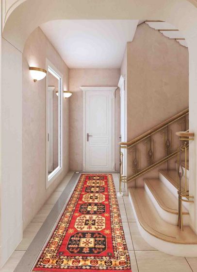 Afghan Finest Kargahi 3'0" x 10'4" Hand-knotted Wool Rug 