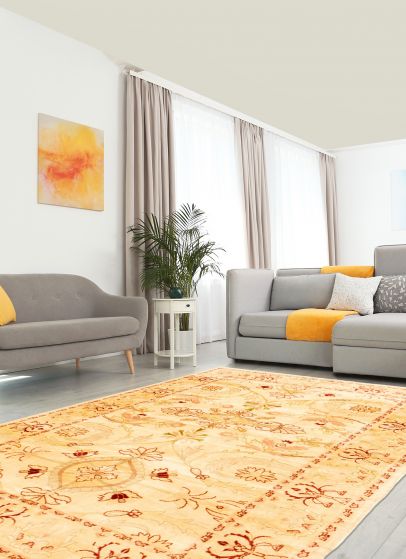 Turkish Antalya Vintage 5'10" x 8'10" Hand-knotted Wool Rug 