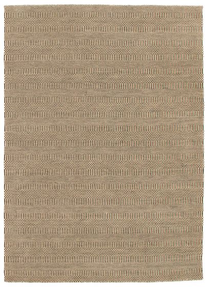 Indian Silk Shadow 5'3" x 7'5" Hand Loomed Wool Rug 