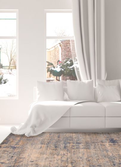 Tapis loreto 4'9" x 7'1" en laine