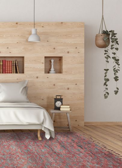 Indian Tangier 5'1" x 7'10" Hand-knotted Wool Rug 