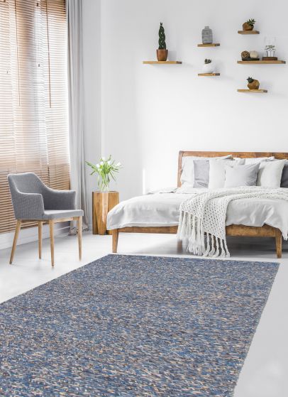Tapis sienna 5'0" x 8'1" en laine torsadée