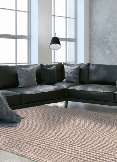 Indian Sienna 5'2" x 7'10" Hand Tufted Wool Rug 