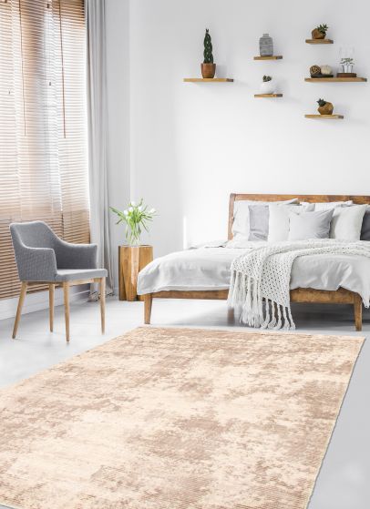 Indian Galleria 5'8" x 7'8" Hand Loomed Viscose & Wool Rug 