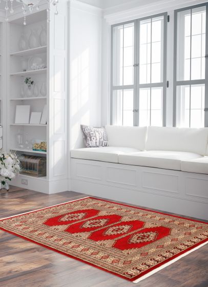 Tapis peshawar bokhara 2'8" x 4'1" en laine