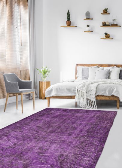 Turkish Color Transition 4'6" x 9'3" Hand-knotted Wool Rug 