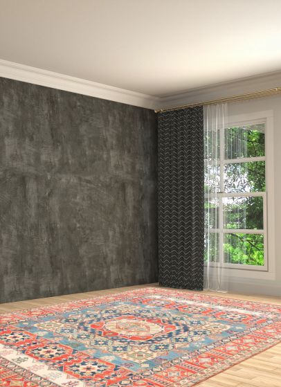 Afghan Finest Ghazni 7'10" x 11'6" Hand-knotted Wool Rug 