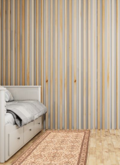 Tapis melis vintage 3'9" x 7'0" en laine