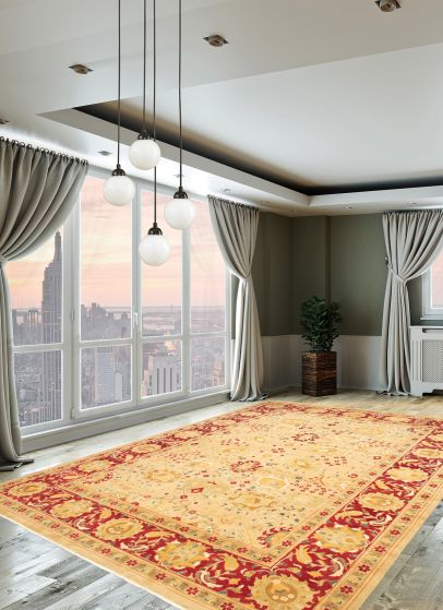 Pakistani Pako Persian 18 Of 20 12'1" x 17'10" Hand-knotted Wool Rug 
