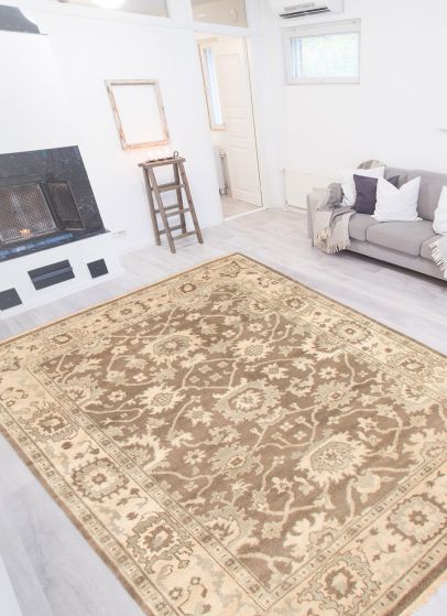 Indian Jules Serapi 7'7" x 9'11" Hand-knotted Wool Rug 