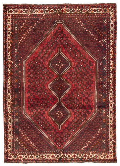 Persian Style 6'7" x 9'2" Hand-knotted Wool Rug 