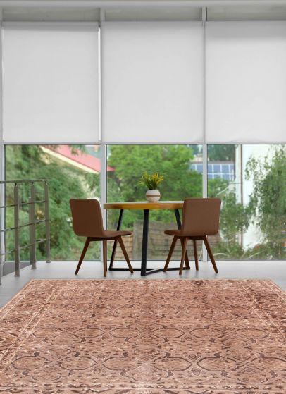 Indian Heritage 8'1" x 10'1" Hand-knotted Silk, Wool Rug 