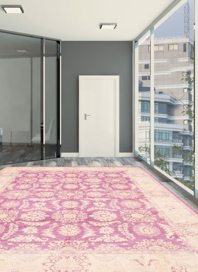 Pakistani Peshawar Oushak 10'0" x 13'10" Hand-knotted Wool Rug 