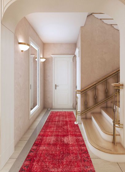 Turkish Color Transition 2'11" x 8'7" Hand-knotted Wool Rug 