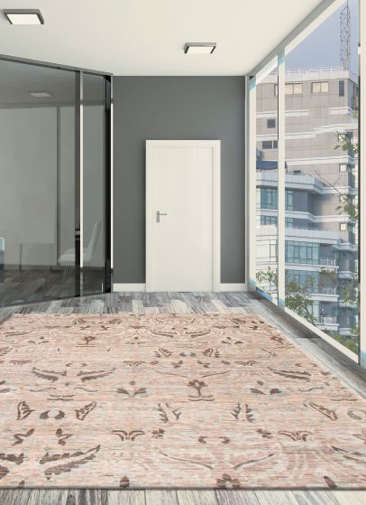 Indian Mystique 9'0" x 11'9" Hand-knotted Wool Rug 