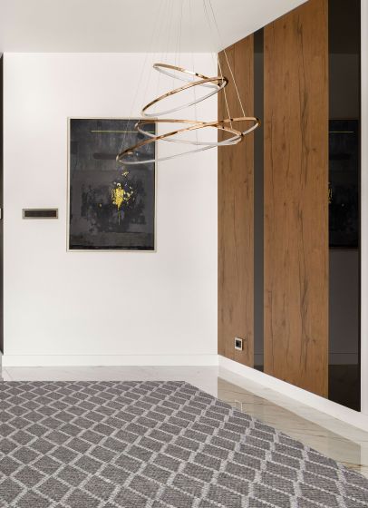 Indian Sienna 5'1" x 6'9" Braided Weave Wool Rug 