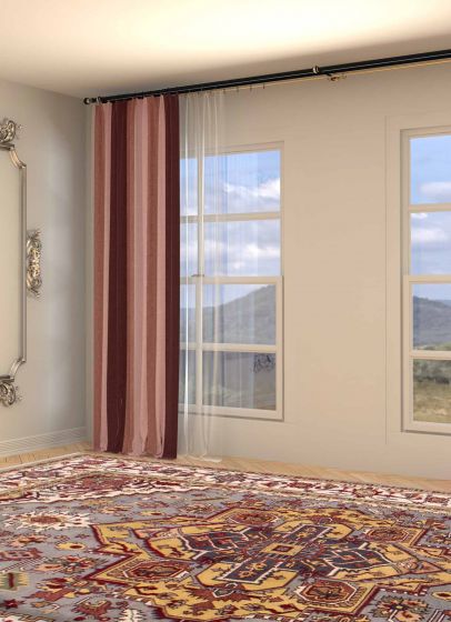 Indian Serapi Heritage 8'10" x 12'2" Hand-knotted Wool Rug 