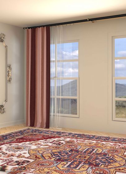 Indian Serapi Heritage 7'11" x 10'0" Hand-knotted Wool Rug 