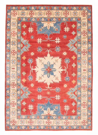 Afghan Finest Ghazni 8'0" x 11'8" Hand-knotted Wool Rug 