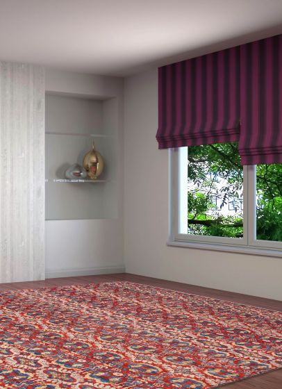 Indian Mystique 9'11" x 13'9" Hand-knotted Wool Rug 