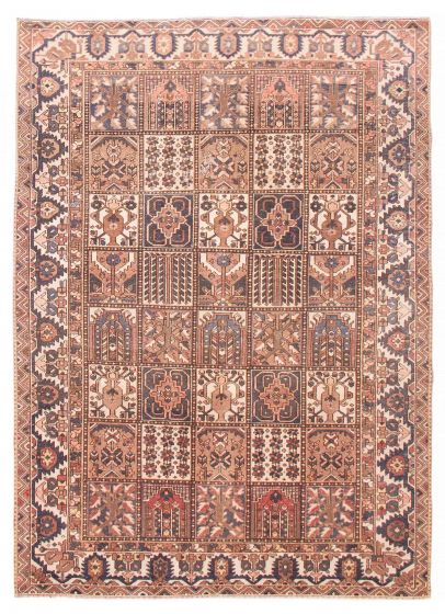 Persian Style 7'1" x 10'0" Hand-knotted Wool Rug 