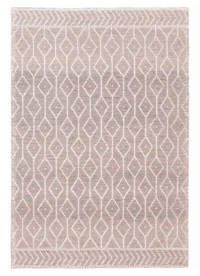 Indian Sienna 6'0" x 8'10" Braid weave Wool Rug 
