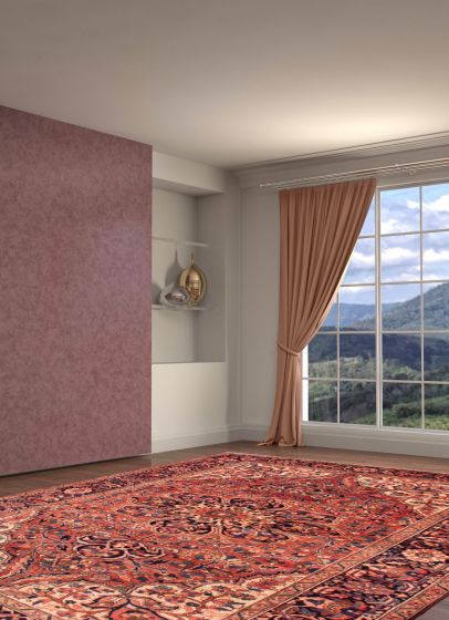 Persian Style 8'0" x 11'7" Hand-knotted Wool Rug 