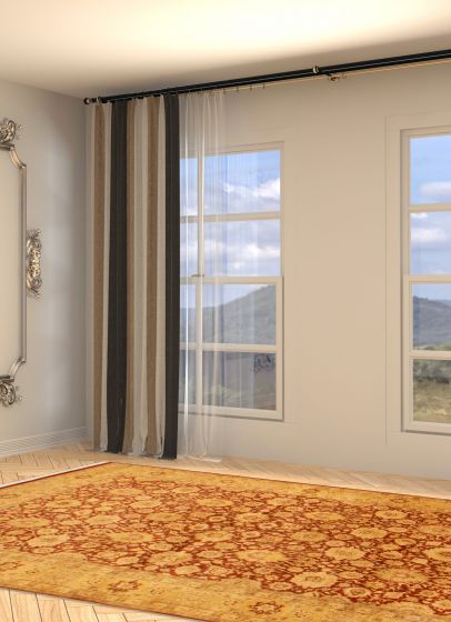 Pakistani Pako Persian 18 Of 20 6'1" x 9'1" Hand-knotted Wool Rug 