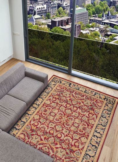 Indian Jamshidpour 5'11" x 8'7" Hand-knotted Wool Rug 