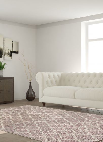 Indian Sienna 5'0" x 9'10" Braid weave Wool Rug 