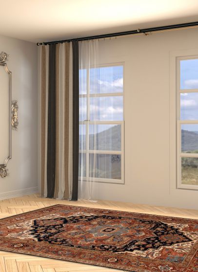 Indian Jules Sultane 9'8" x 13'5" Hand-knotted Wool Rug 