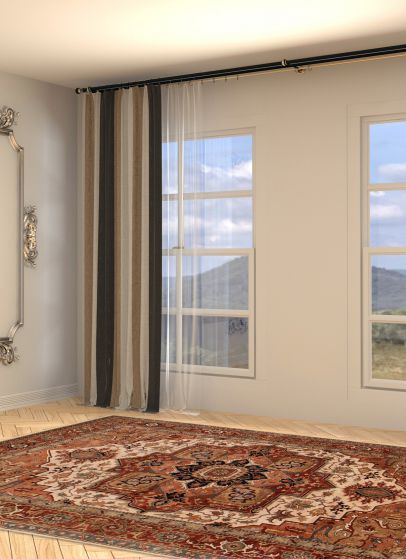 Indian Jules Sultane 9'8" x 13'7" Hand-knotted Wool Rug 