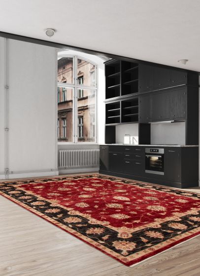 Indian Jamshidpour 8'1" x 10'1" Hand-knotted Wool Rug 