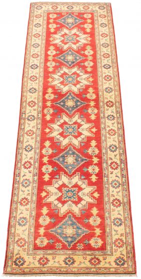 Afghan Finest Ghazni 2'9" x 9'8" Hand-knotted Wool Rug 