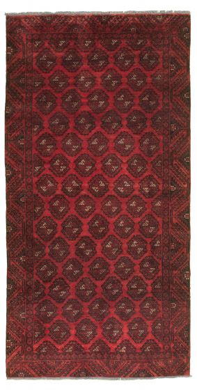 Persian Style 4'6" x 9'0" Hand-knotted Wool Rug 
