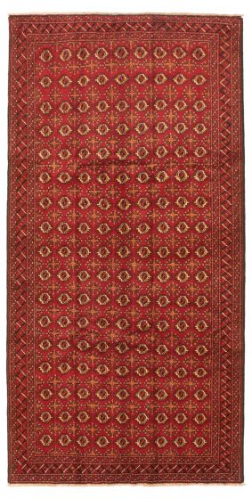 Persian Style 5'2" x 10'3" Hand-knotted Wool Rug 
