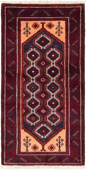 Afghan Akhjah 3'1" x 6'3" Hand-knotted Wool Rug 