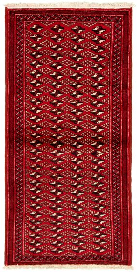 Afghan Akhjah 3'9" x 7'1" Hand-knotted Wool Rug 